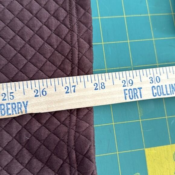 Brown Quilted Women's Pullover Plaid Long Sleeves sz XL - Picture 5 of 5